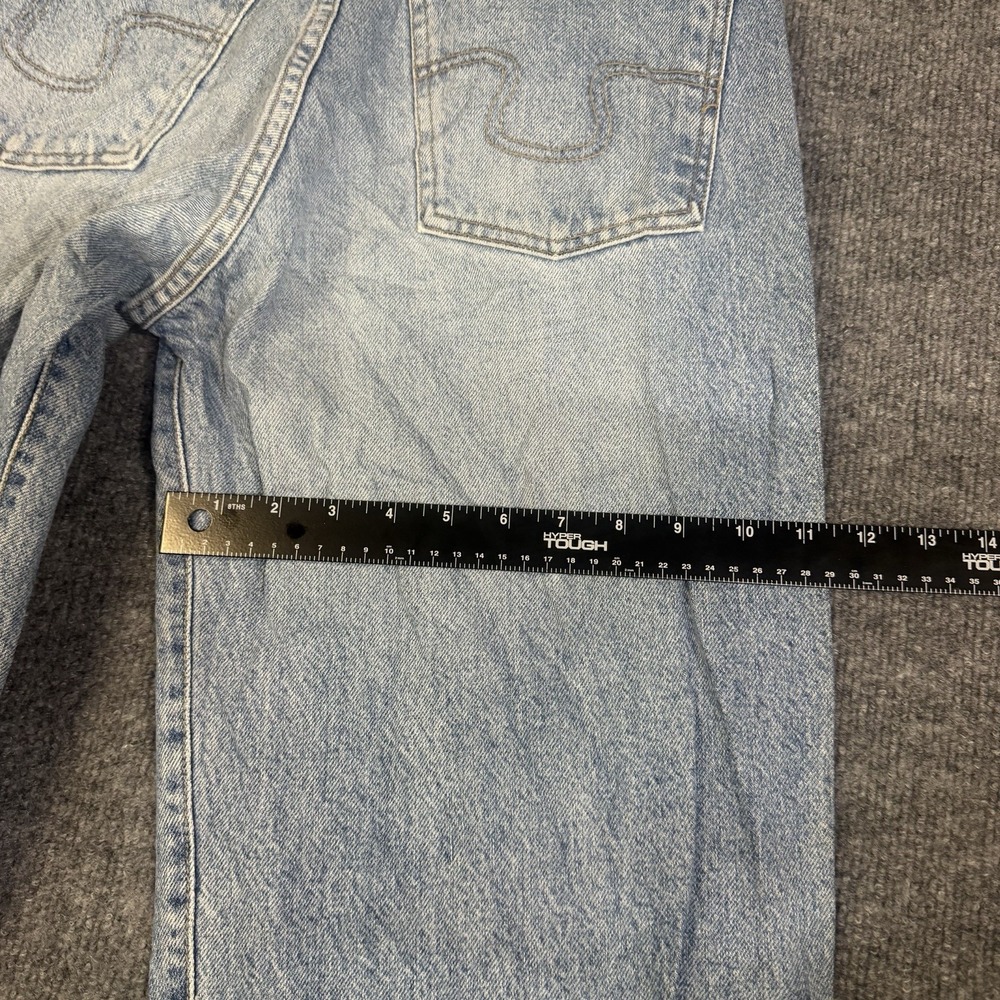 Vintage Lucky Brand Dungarees Jeans Men 30x34 Blue Baggy Gene Montesano USA Made - Picture 11 of 16